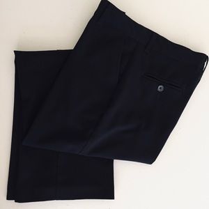 Boys Perry Ellis Black Flat Front Dress Pants